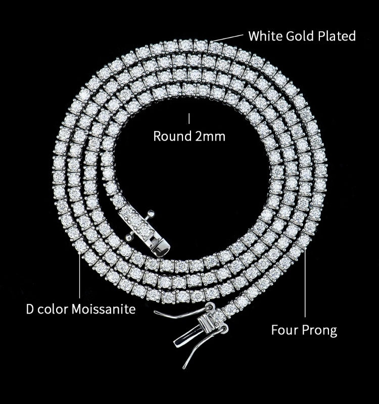 Moissanite Tennis chain collection