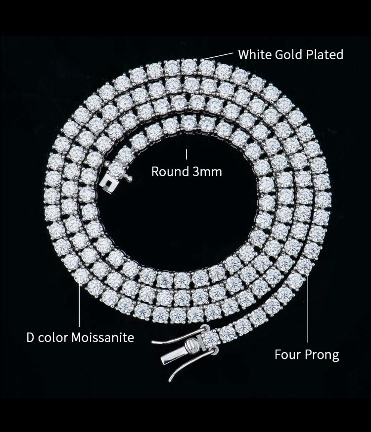 Moissanite Tennis chain collection