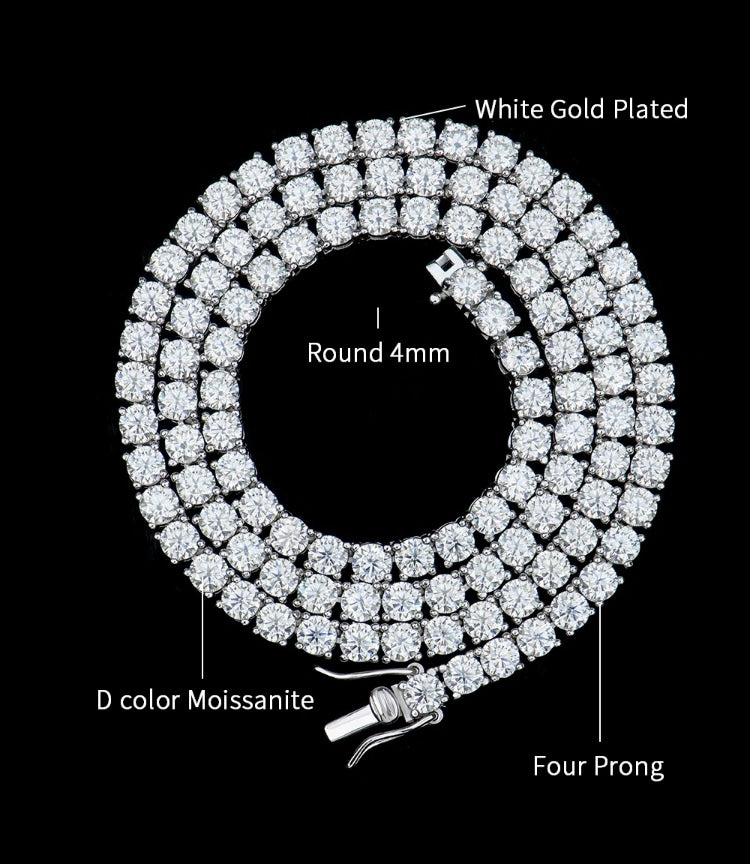 Moissanite Tennis chain collection