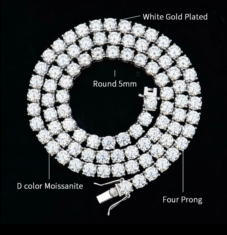 Moissanite Tennis chain collection