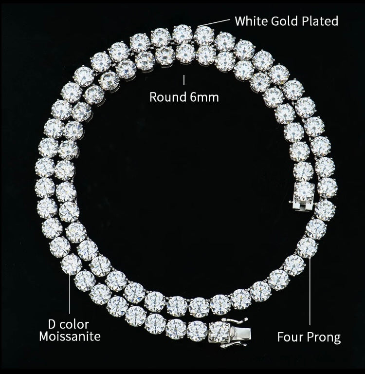 Moissanite Tennis chain collection