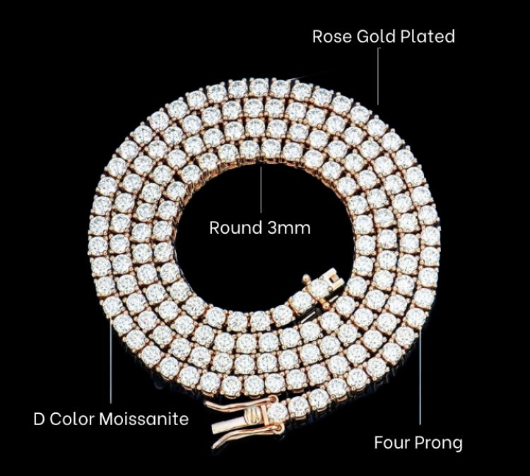 Moissanite Tennis chain collection