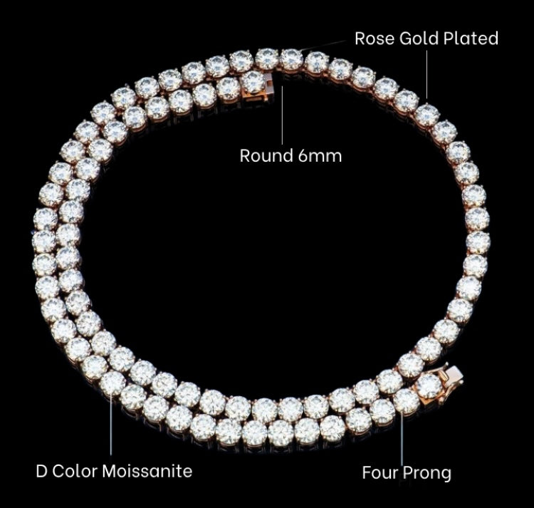 Moissanite Tennis chain collection