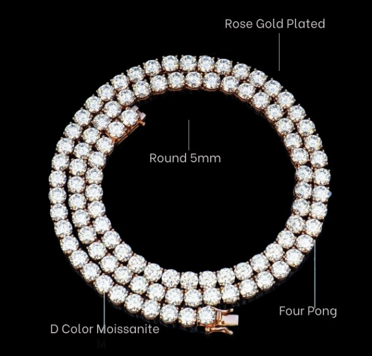 Moissanite Tennis chain collection