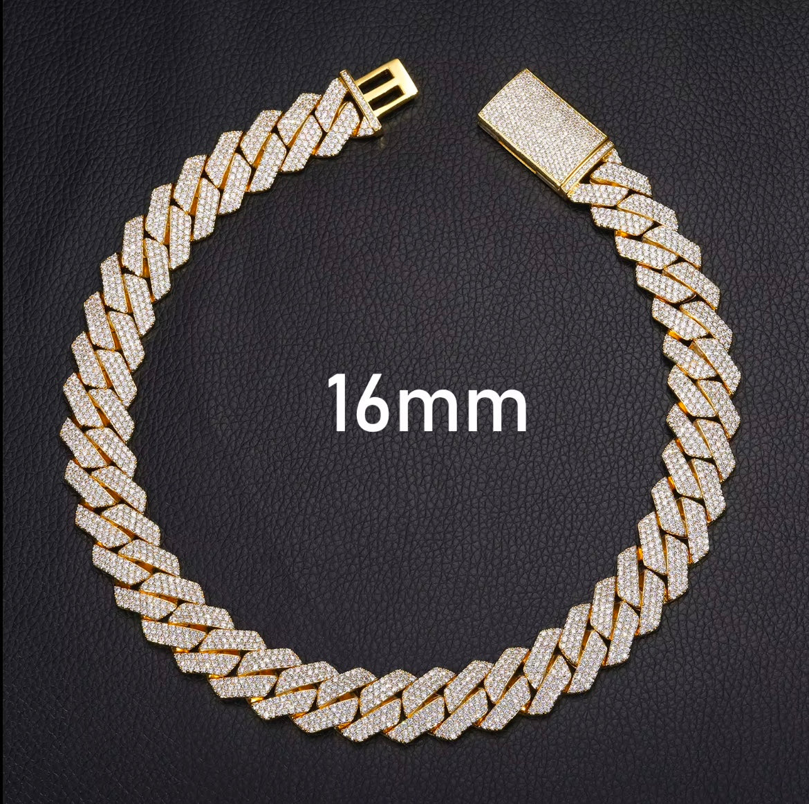 moissanite cuban link chain