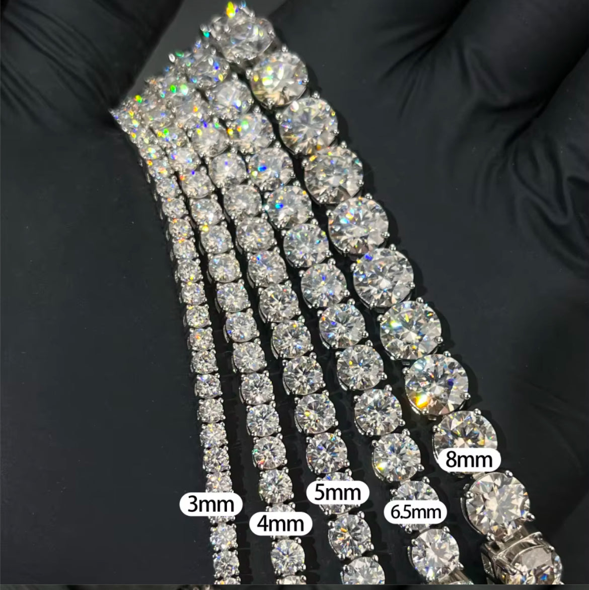 Moissanite Tennis Bracelet Collection